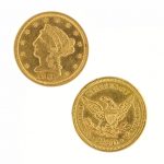 $2.5 Liberty CU Quarter Eagle Raw Gold