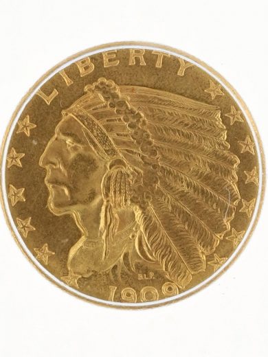 1909 Quarter Eagle ICG MS65 $2.50 Indian Head