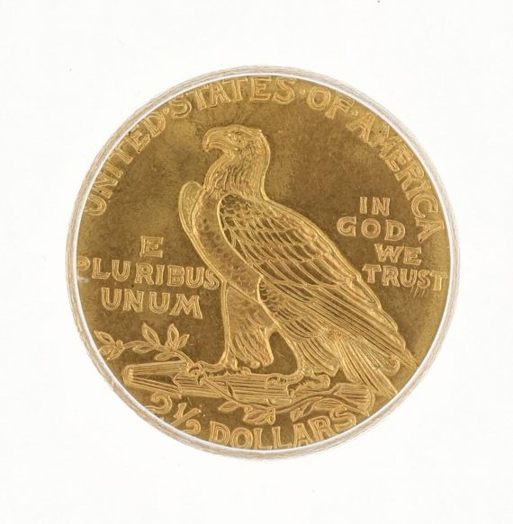 1909 Quarter Eagle ICG MS65 $2.50 Indian Head