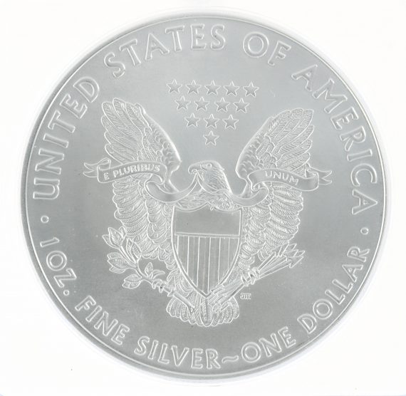2021 Silver Eagle MS69 Type 1 ICG S$1 Initial Release Coin