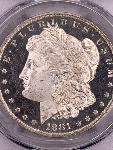 1881-O DMPL Morgan Dollar PCGS MS65 S$1 85386 obv-zm