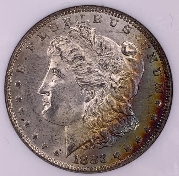 1883-O NGC MS64 $1 03044 OBV ZM