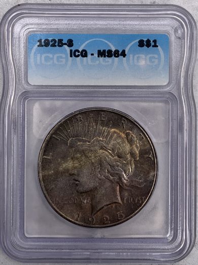 1925-S ICG MS64 $1 42001 OBV