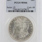 1897 Morgan Dollar PCGS MS66 S$1