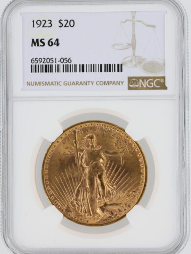 1923 Double Eagle NGC MS64 $20 OBV