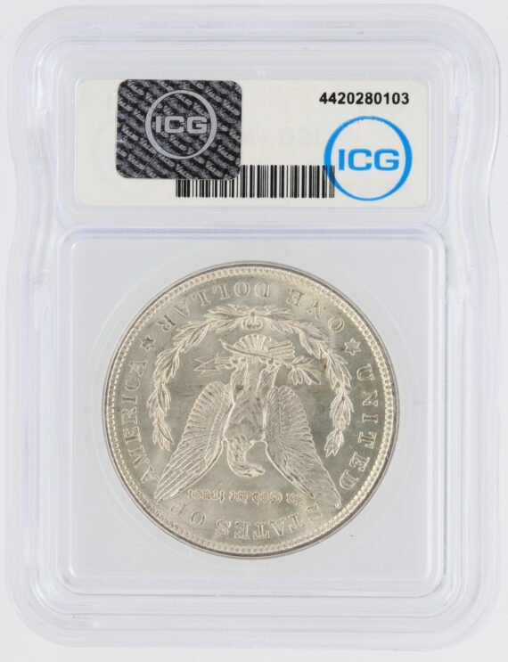 1921 Morgan Dollar MS65 ICG S$1 - Image 4