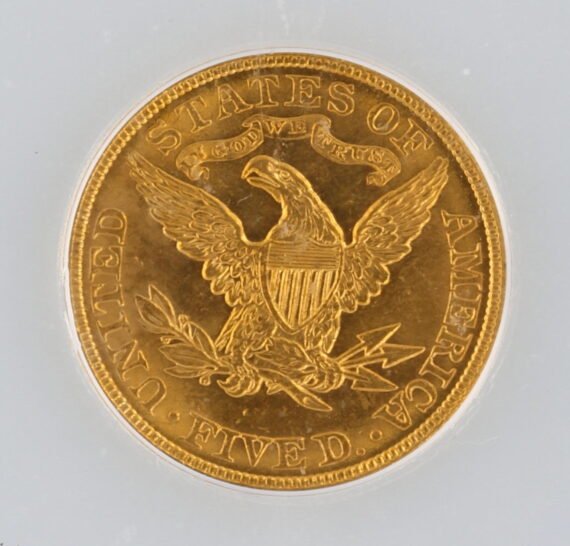 1906 Half Eagle ICG MS65 $5 - Image 4
