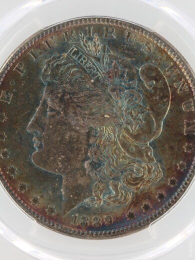 1889 PCGS MS63 S$1 44370-obv-zm