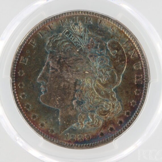1889 PCGS MS63 S$1 44370-obv-zm