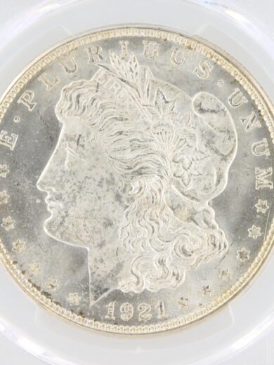 1921-D PCGS MS64 S$1 60905-obv-zm