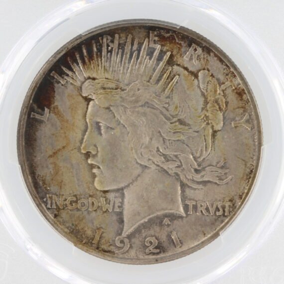 1921 Peace Dollar PCGS Genuine Cleaned-UNC Detail High Relief $1 - Image 2