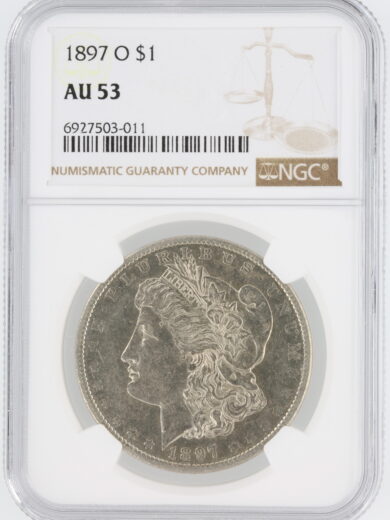 1897-O Morgan Dollar NGC AU53 S$1