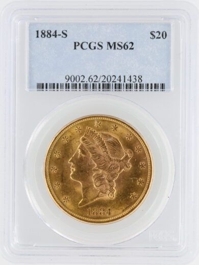 1884-S Double Eagle PCGS MS62 $20 Liberty Head