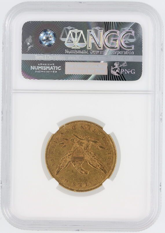 1859 Gold Eagle NGC AU58 Granite Lady Hoard $10 Liberty Head - Image 3