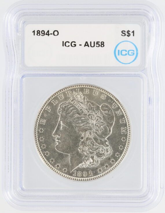 1894-O Morgan Dollar ICG AU58 S$1