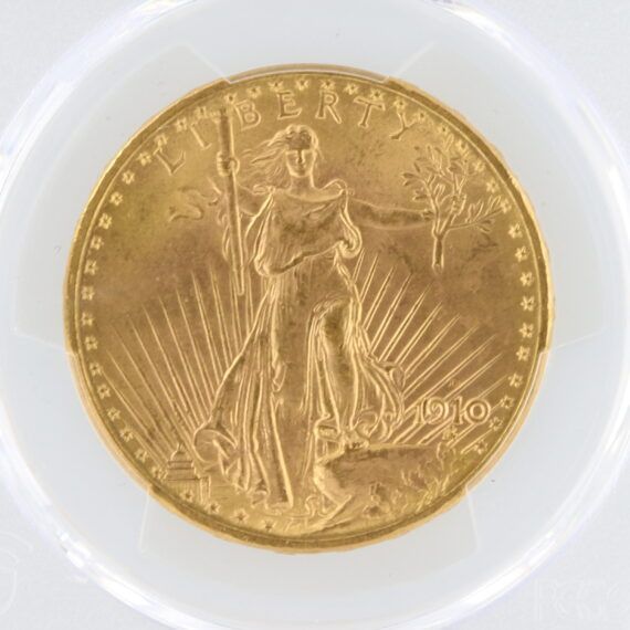 1910-D Saint Gaudens NGC MS65+ $20 Double Eagle - Image 2