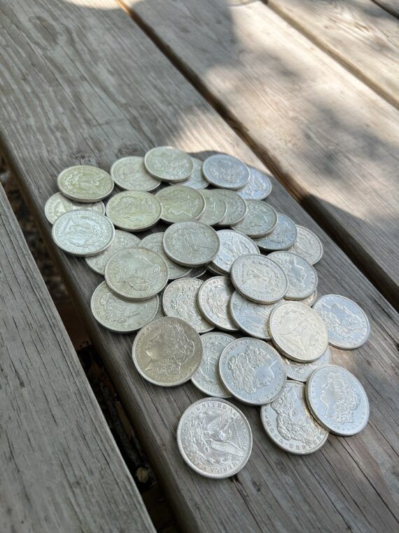 1921 Morgan Silver Dollar Better Detail Cull Lot of 20 - Image 5