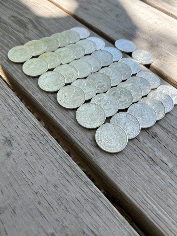 1921 Morgan Silver Dollar Better Detail Cull Lot of 20 - Image 7