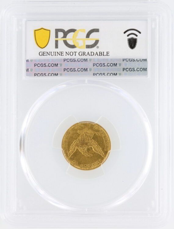 1839-O Quarter Eagle PCGS Genuine Cleaned-XF Detail $2.50 Classic Head - Image 3