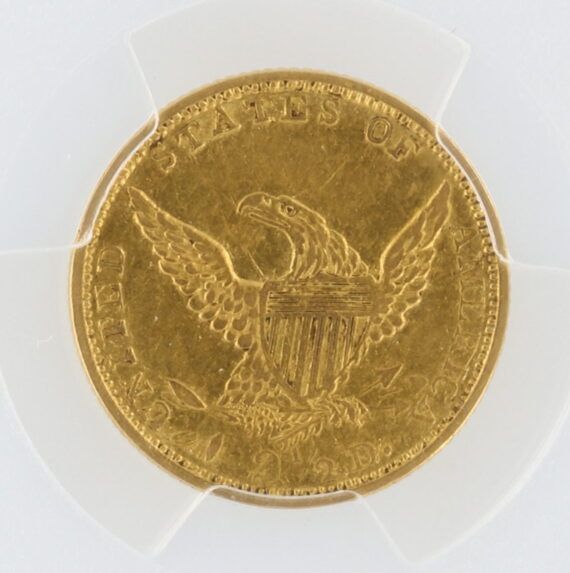 1839-O Quarter Eagle PCGS Genuine Cleaned-XF Detail $2.50 Classic Head - Image 4