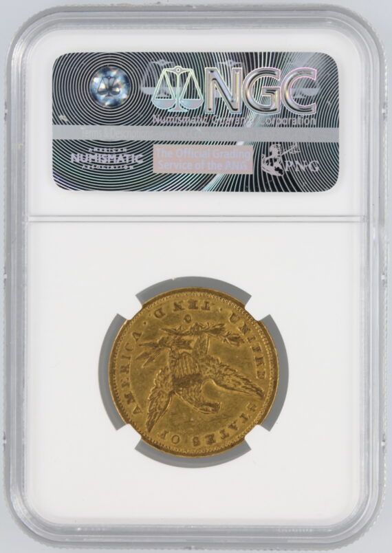 1847-O Gold Eagle NGC AU55 Granite Lady Hoard $10 Liberty Head - Image 3