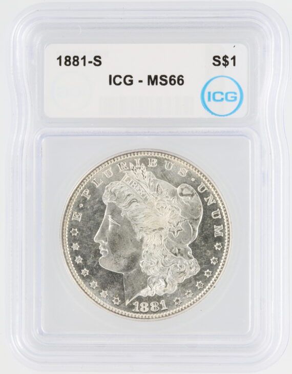 1881-S Morgan Dollar ICG MS66 S$1