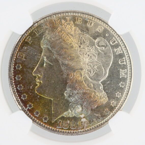 1881-S Morgan Dollar NGC MS64* S$1 - Image 2