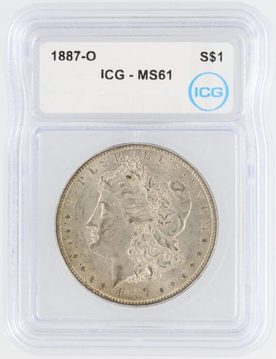 1887-O Morgan Dollar ICG MS61 S$1