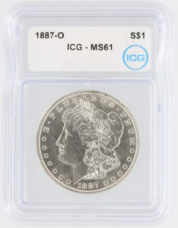 1887-O Morgan Dollar ICG MS61 S$1