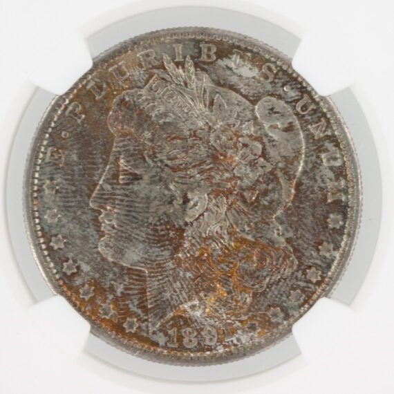 1891-S Morgan Silver Dollar NGC MS63 Toned S$1 - Image 2
