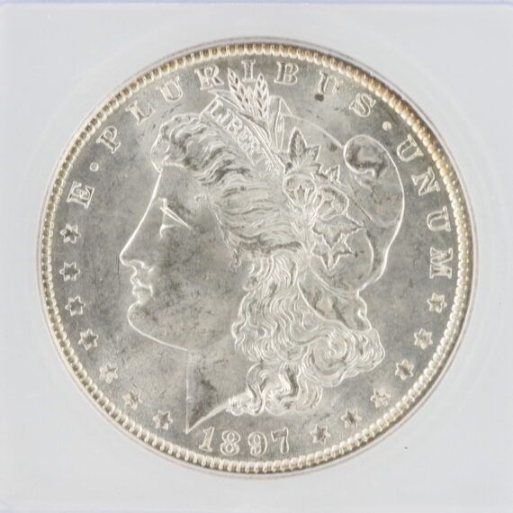 1897 Morgan Dollar ICG MS65 S$1 - Image 2