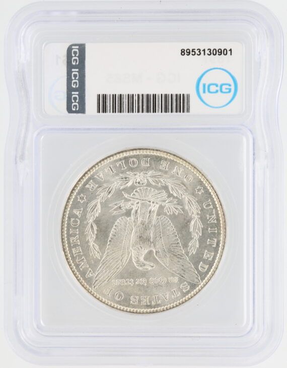 1897 Morgan Dollar ICG MS65 S$1 - Image 3