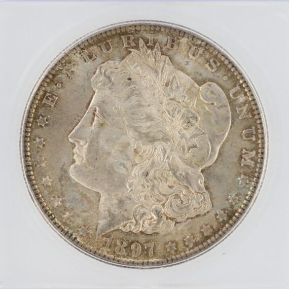 1897-S Morgan Dollar ICG MS63 S$1 - Image 2