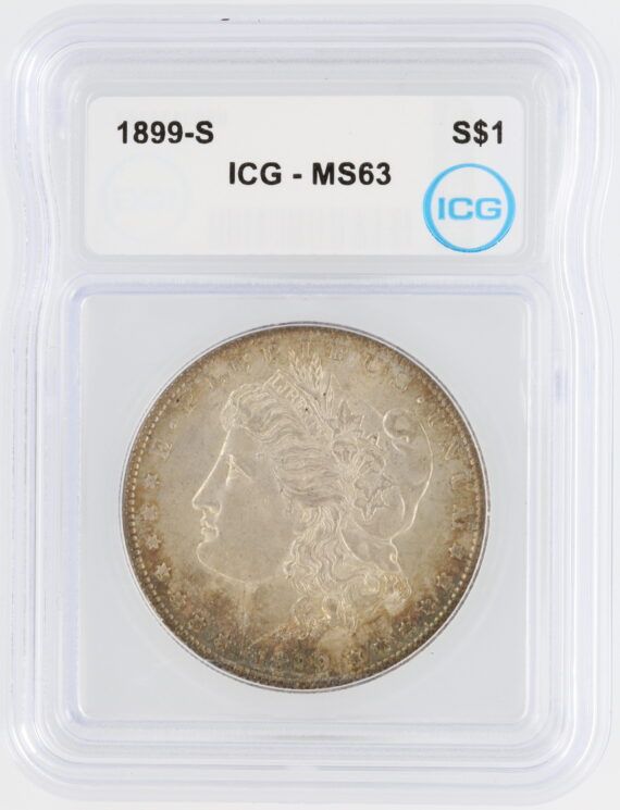 1899-S Morgan Silver Dollar ICG MS63 S$1