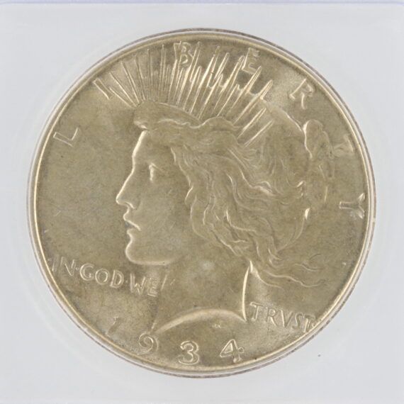 1934-D Peace Dollar ICG MS62 S$1 - Image 2