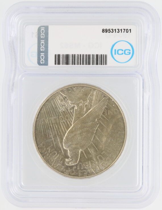 1934-D Peace Dollar ICG MS62 S$1 - Image 3