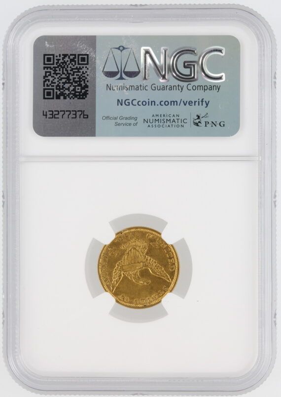 1839-O Classic Head NGC AU55 $2.5 88001 rev