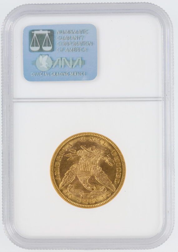 1885-S Gold Eagle NGC MS62 $10 Liberty Head - Image 3