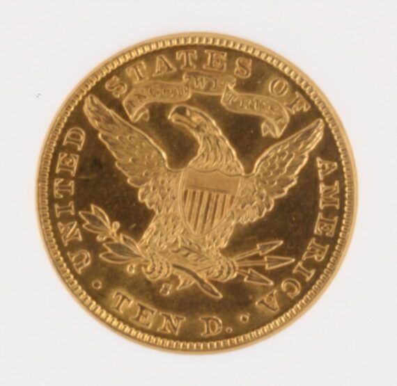 1899-S NGC MS62 Liberty Head Gold Eagle $10 - Image 4