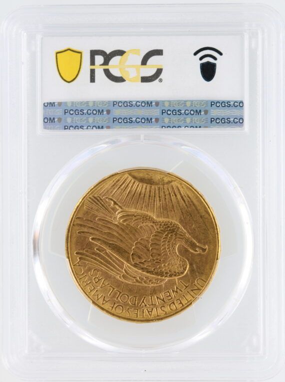 1908-D Saint Gaudens PCGS MS63 No Motto $20 Double Eagle - Image 3