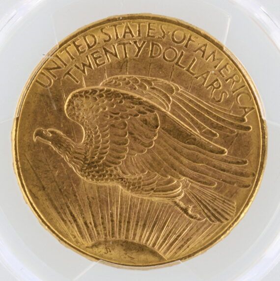 1908-D Saint Gaudens PCGS MS63 No Motto $20 Double Eagle - Image 2