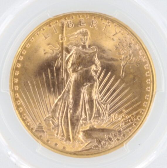 1923-D Saint Gaudens PCGS MS64 $20 Double Eagle - Image 2