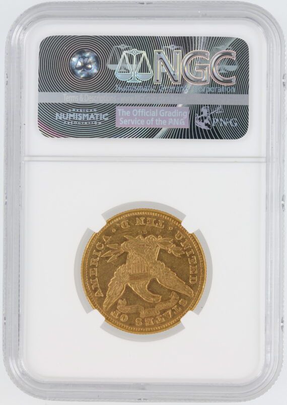 1876-CC NGC XF45 Liberty Head Gold Eagle $10 - Image 3