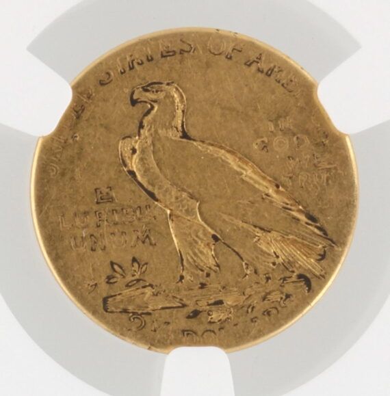 1927 Quarter Eagle NGC AG3 $2.50 Indian Head - Image 4