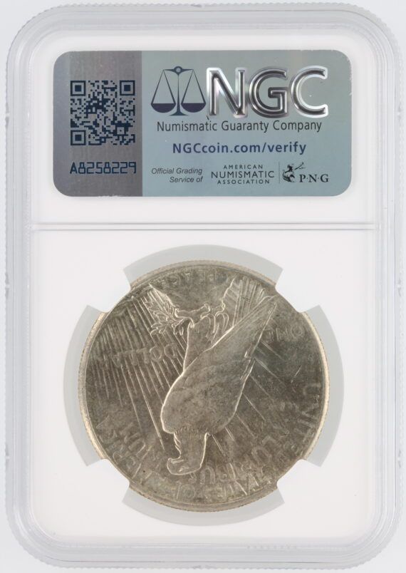 1928 Peace Dollar NGC AU58 S$1 - Image 3