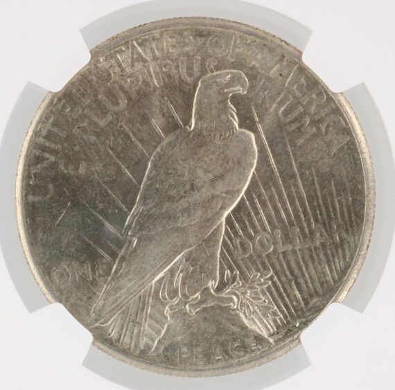 1928 Peace Dollar NGC AU58 S$1 - Image 4