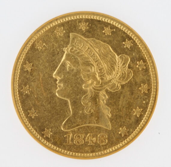 1846 Gold Eagle NGC XF45 $10 Liberty Head - Image 2