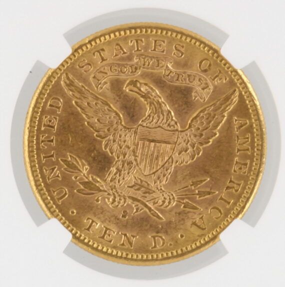 1893-S NGC MS61 Liberty Head Gold Eagle $10 - Image 4