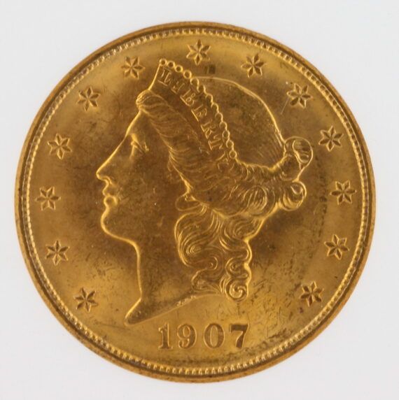 1907 Double Eagle NGC MS64 $20 - Image 2