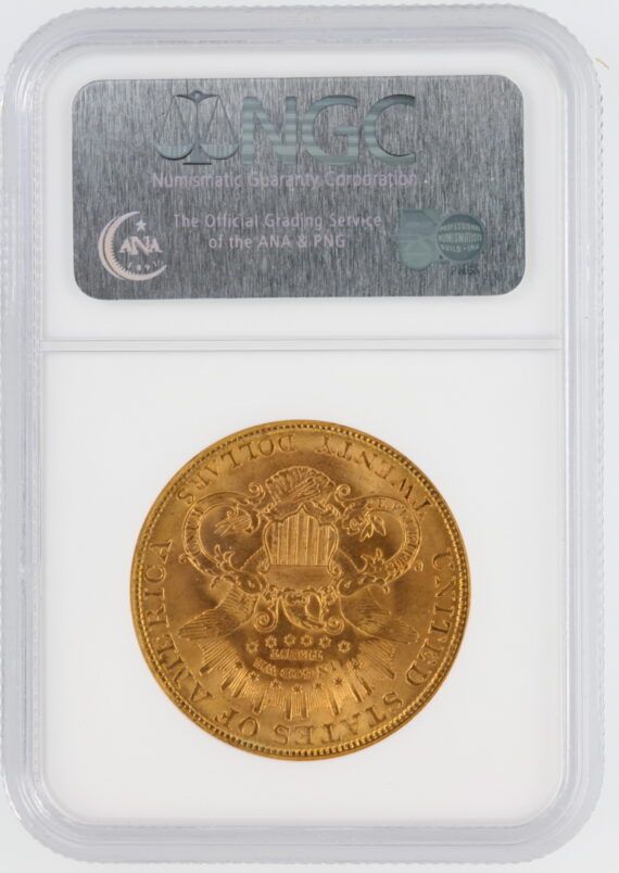 1907 Double Eagle NGC MS64 $20 - Image 3